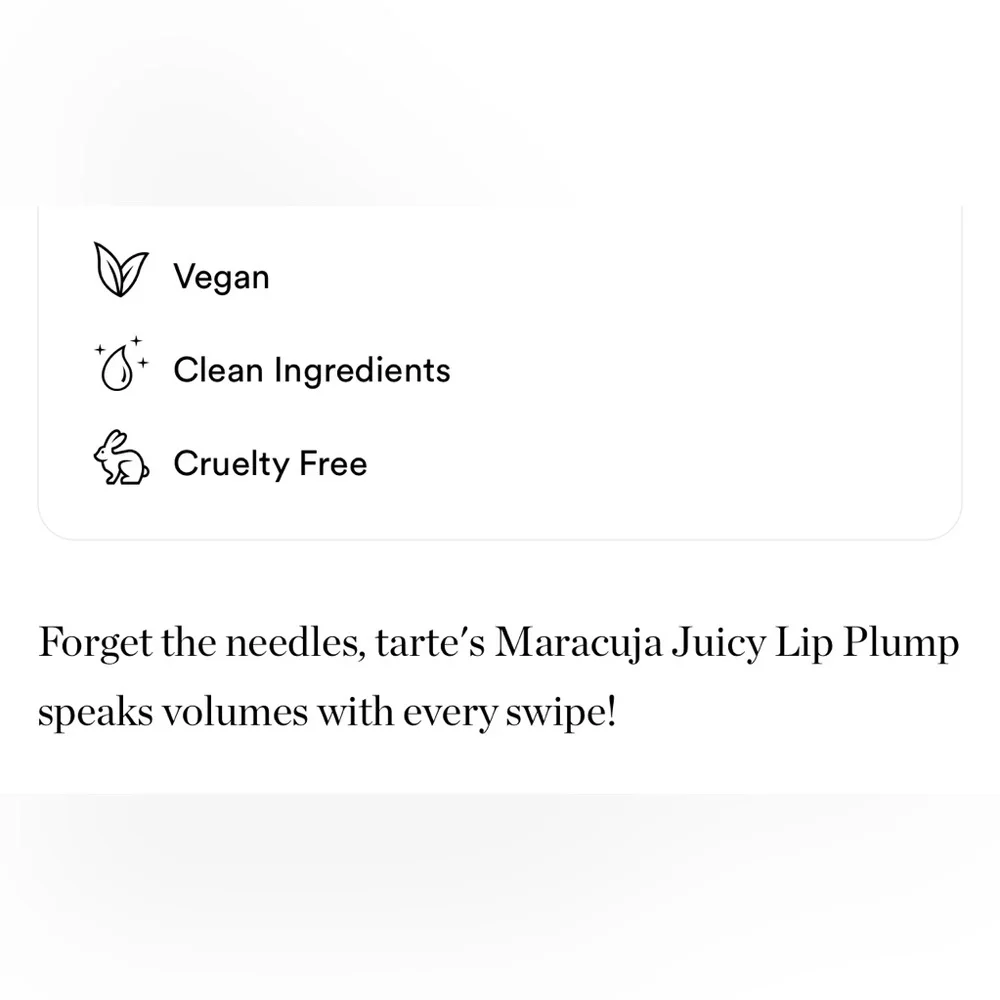 Tarte Maracuja Juicy Lip PLUMP CHAI 👄 NEW Gloss Hydrating Full Size - Picture 4 of 8